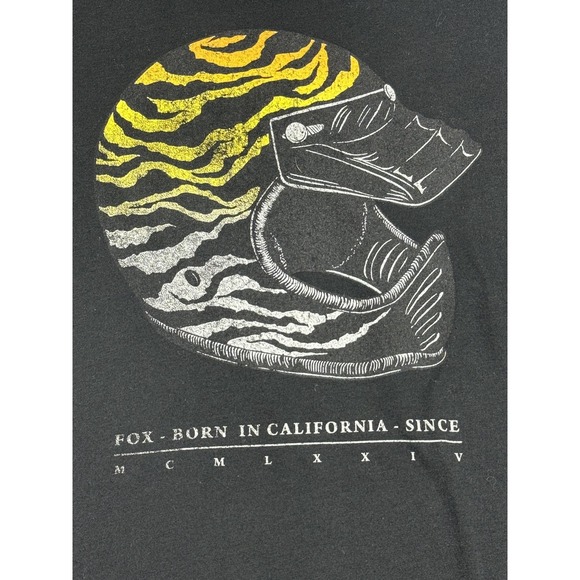 Fox Racing Shirt Womens Small Born In California MCMLXXIV Ride To Thrill Moto - Picture 3 of 8